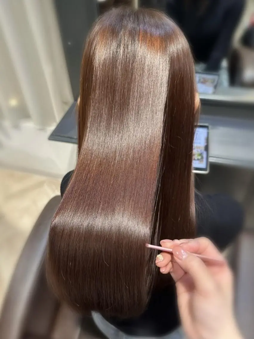 ロング 中韓🇨🇳🇰🇷 トレンド&髪質改善のヘアスタイル