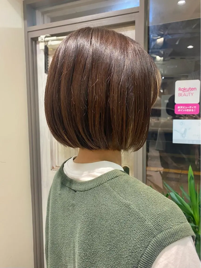 ミディアム ボブ 後藤 瀬奈のヘアスタイル