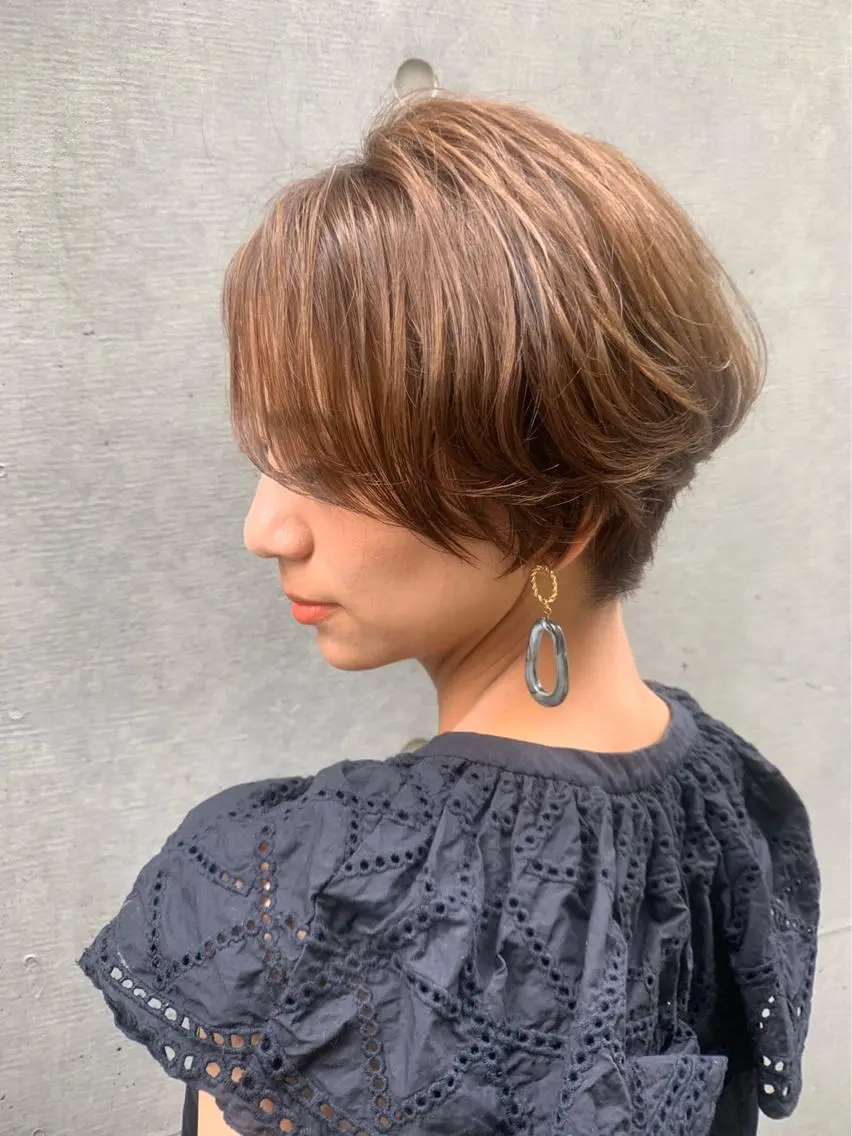 ショート カット ヘアカラー トリートメント ヘッドスパ 代表 吉澤弘哲のヘアスタイル