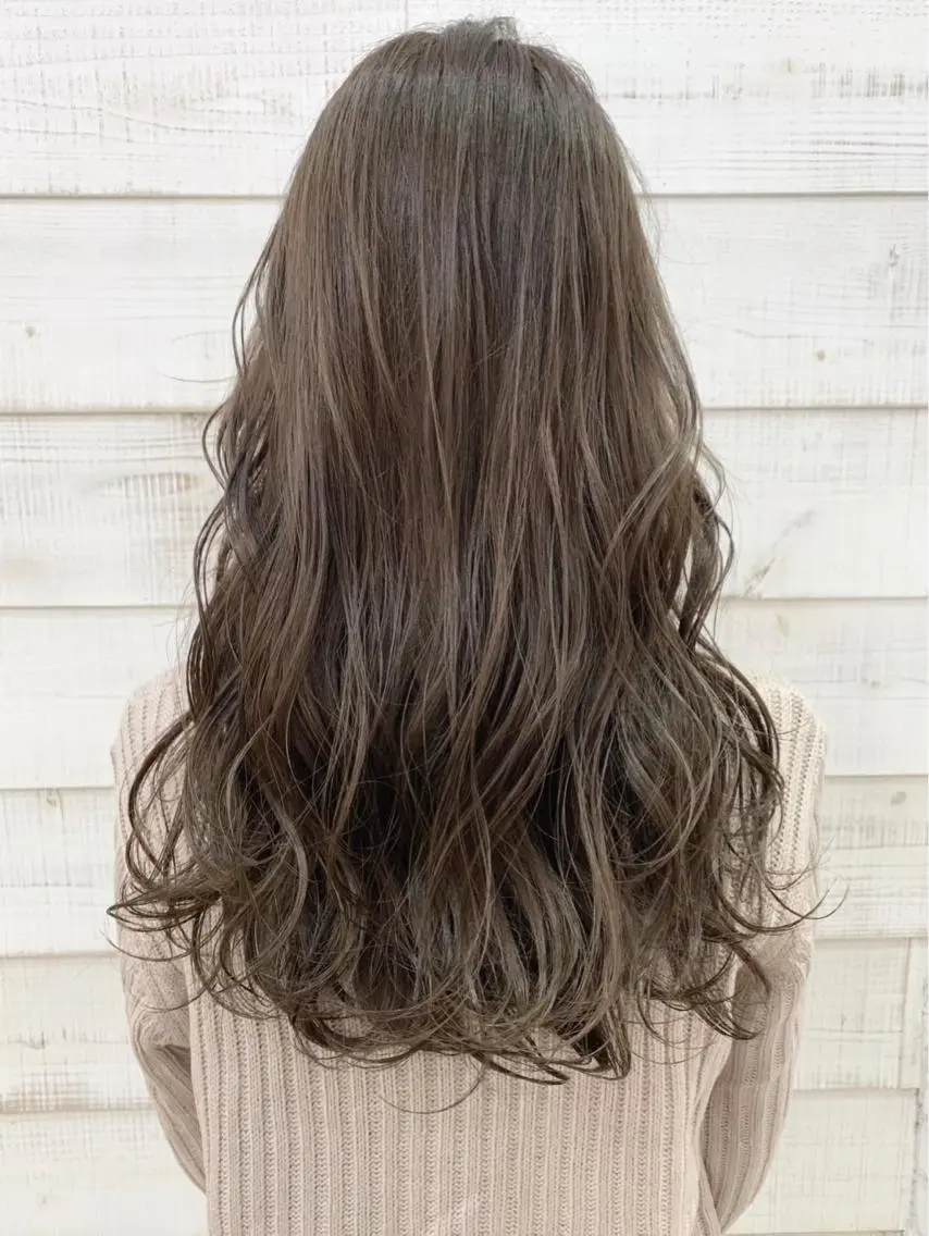 カラー グレージュ モカグレージュ ブリーチダブルカラー 【koide】のヘアスタイル