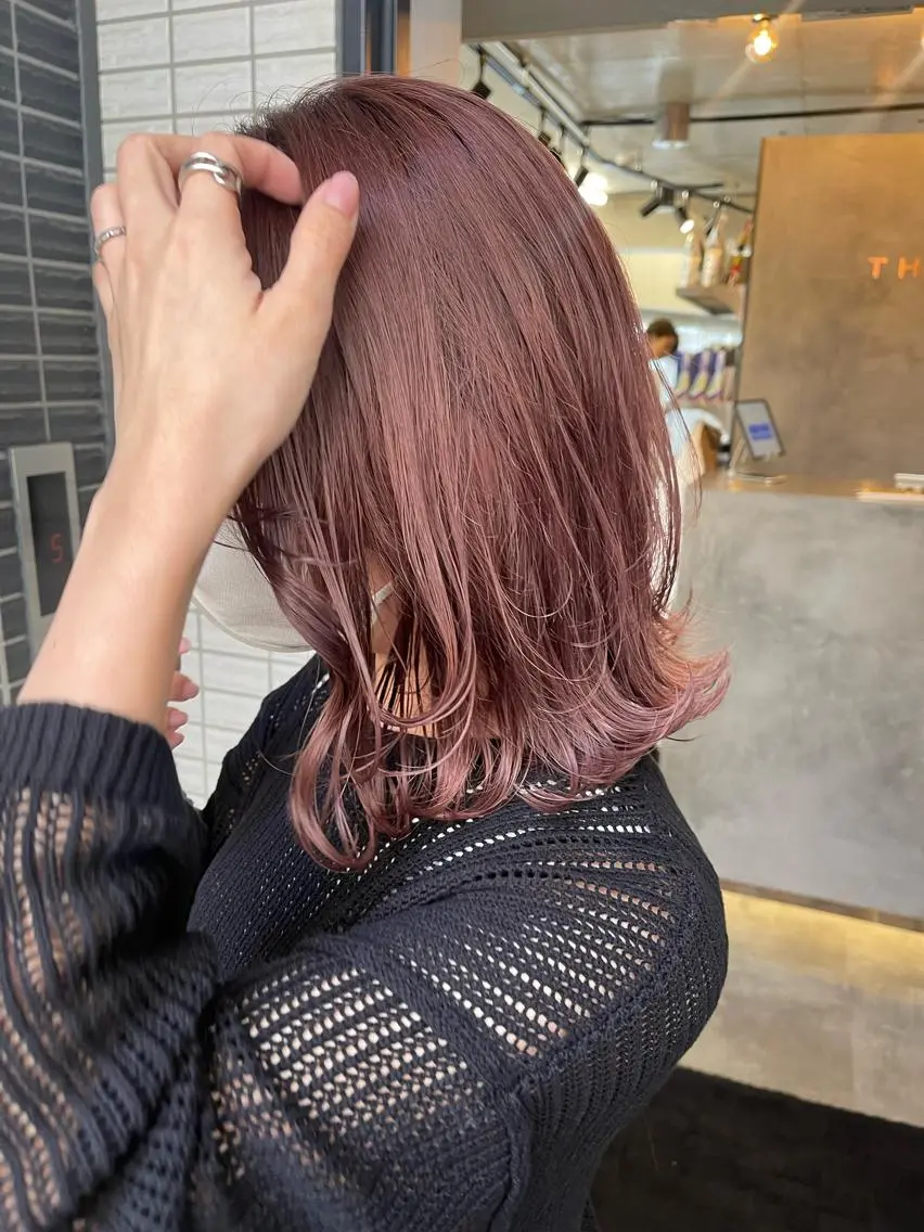 ショート カラー ブリーチ ブリーチなしカラー ピンクカラー ダブルカラー /まつ毛パーマ🎀のヘアスタイル