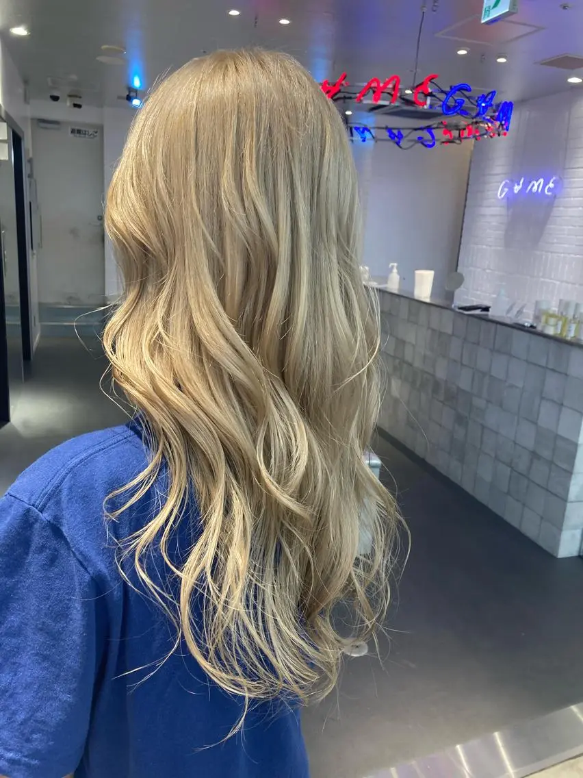 ロング MiRI💜地毛級 エクステ✖似合わせ技のヘアスタイル