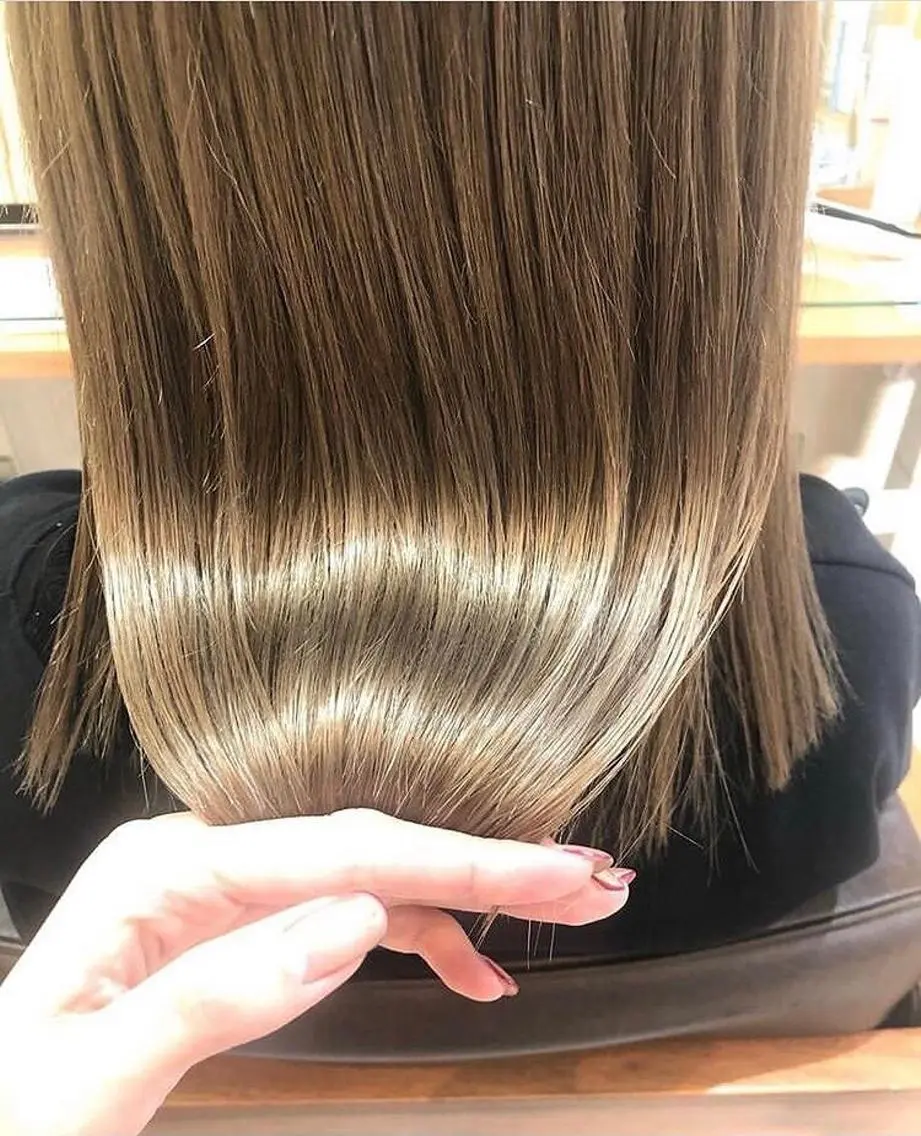 ミディアム カラー カット ヘアカラー トリートメント 渋谷/韓国風 西原直樹のヘアスタイル