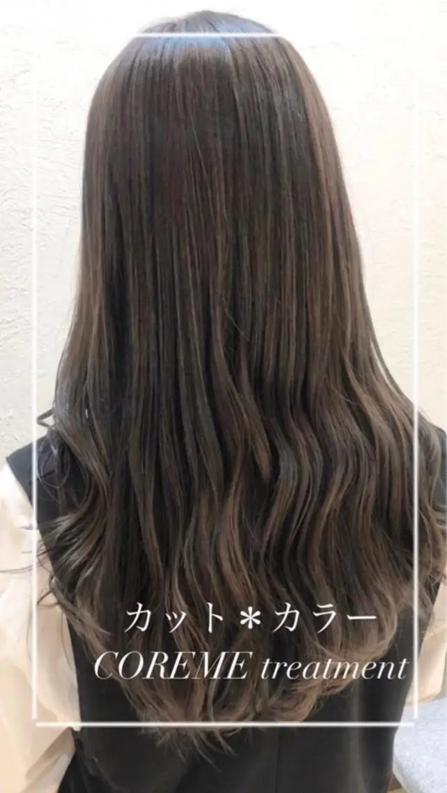 ロング カラー 縮毛矯正/髪質改善/ 艶髪ササキナツミのヘアスタイル