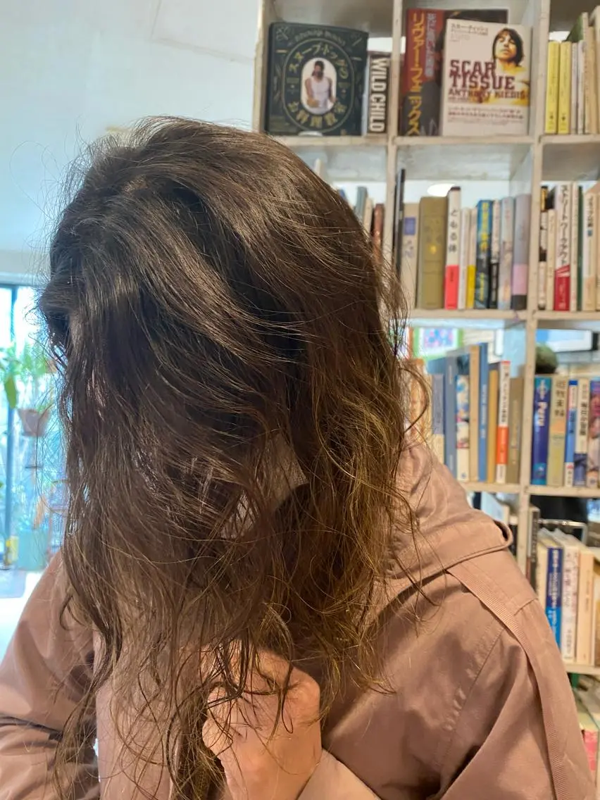 ミディアム パーマ カット パーマ Moca 〰️のヘアスタイル