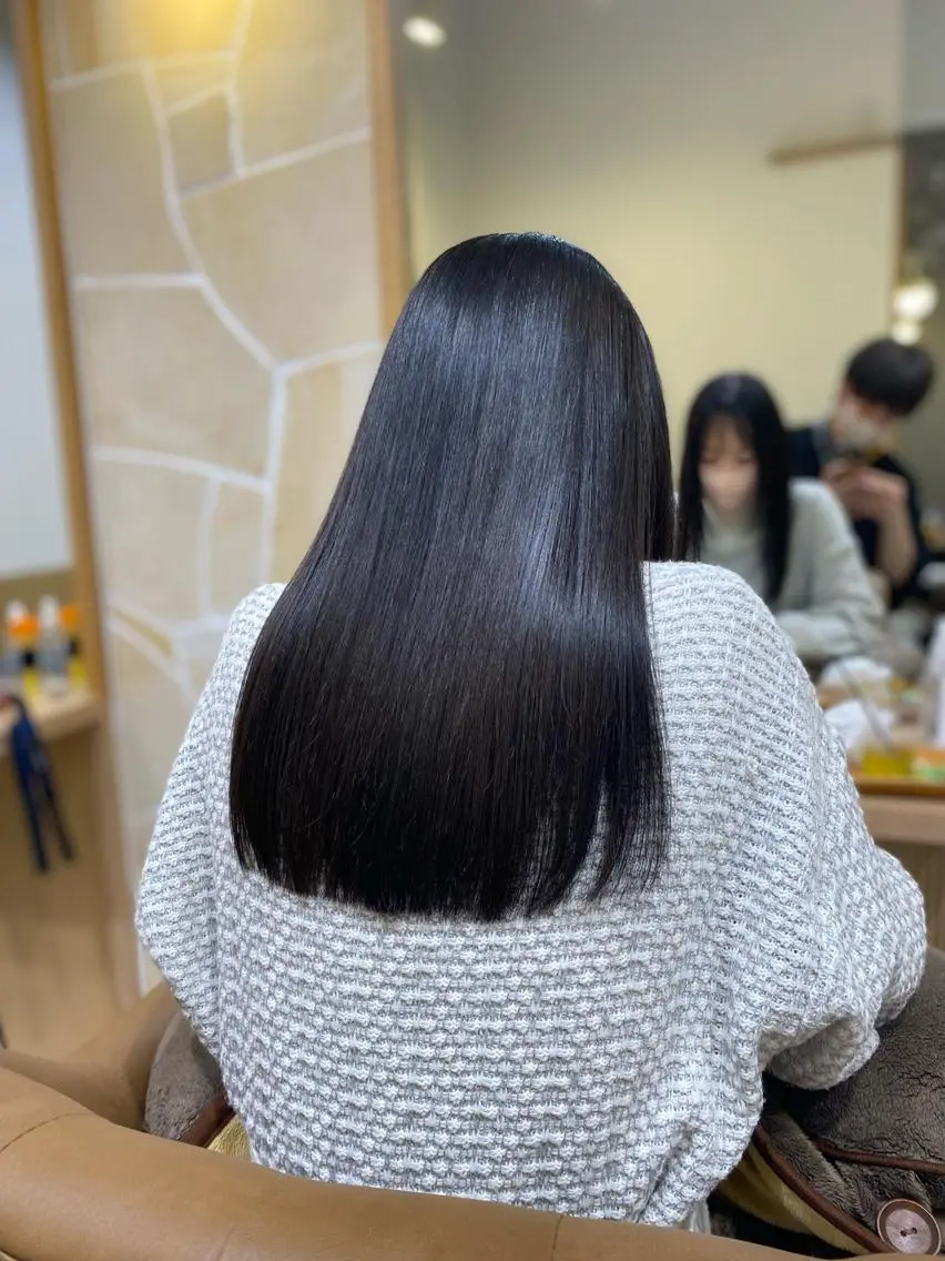 ロング カラー 髪質改善 トリートメント 坂井 茅聖のヘアスタイル