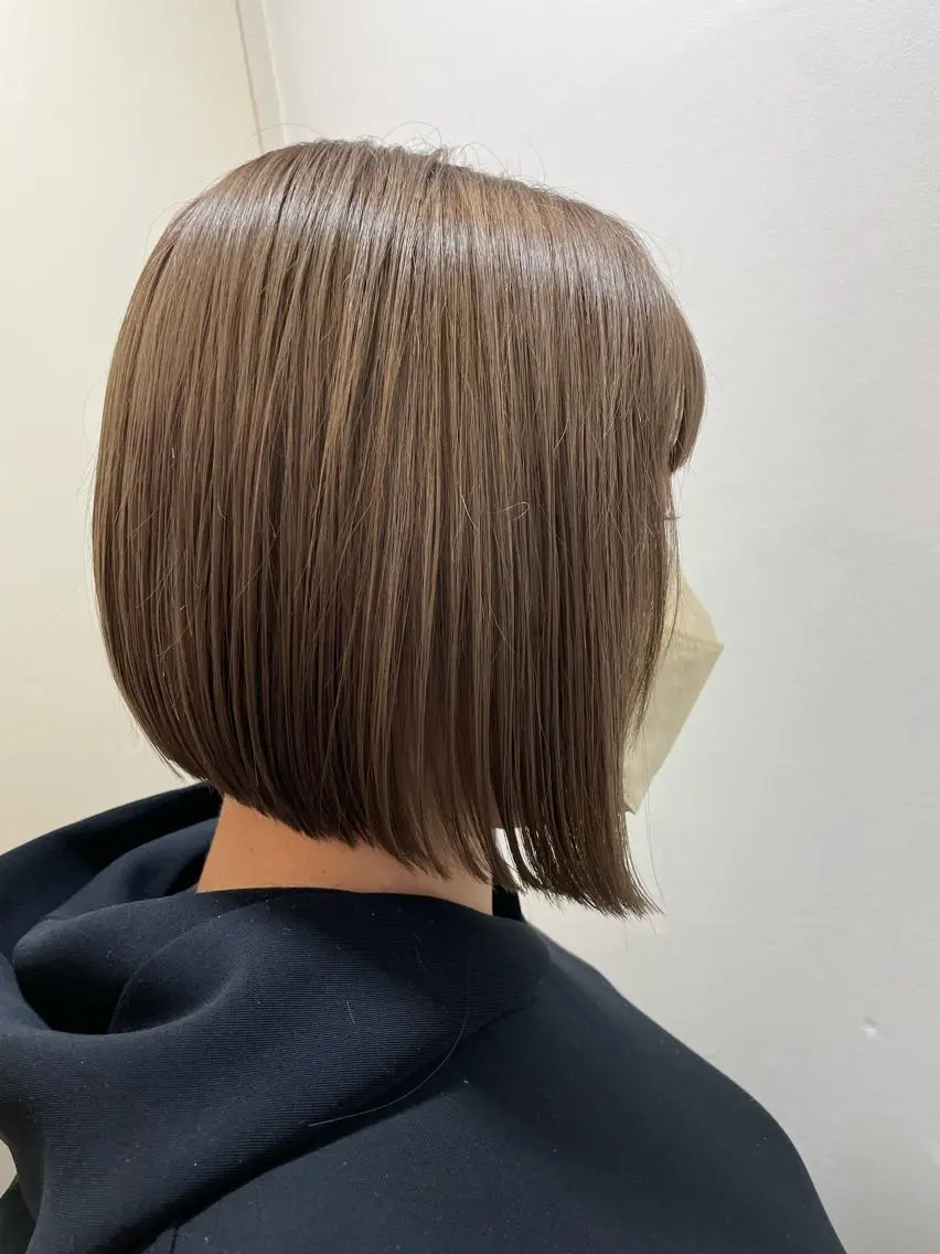 ミディアム ボブ ヨシダ ジュンのヘアスタイル
