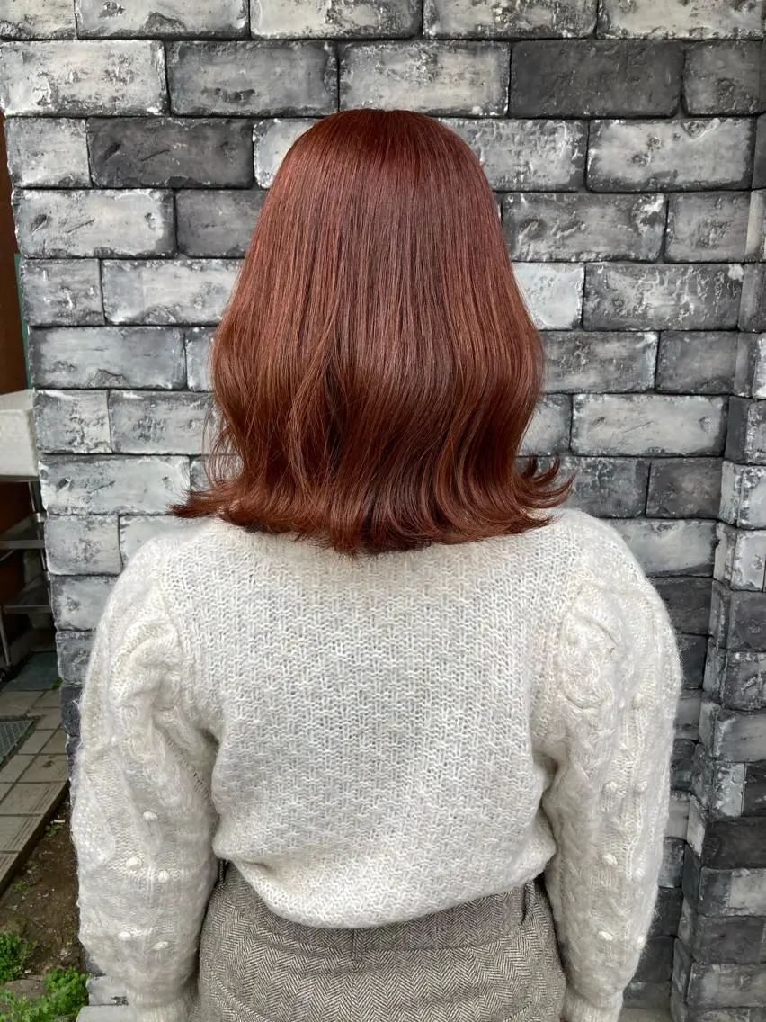 ミディアム カラー ヘアカラー トリートメント ヘアセット ✂️似合わせの魔術師 石田一樹✂️のヘアスタイル