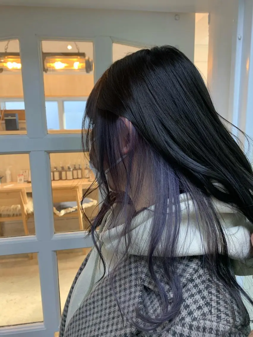 ロング カラー ヘアアレンジ メンズ ヘアカラー トリートメント Sia中野新橋 『JUNYA』のヘアスタイル