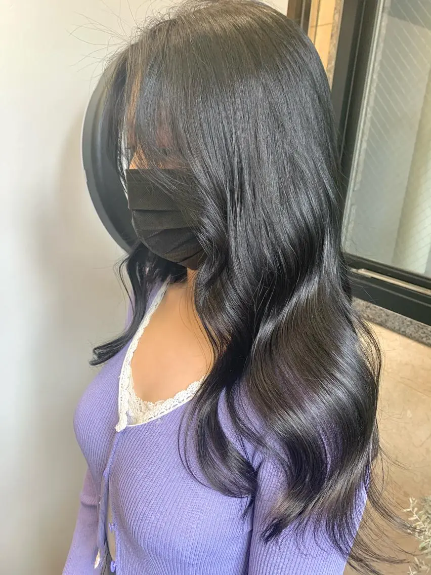 セミロング カラー ヘアアレンジ セミロングパーマ アディクシーカラー ベージュカラー グレージュ ハイライトカラー レイヤーカット/艶髪 🎀笠原 優花🎀のヘアスタイル