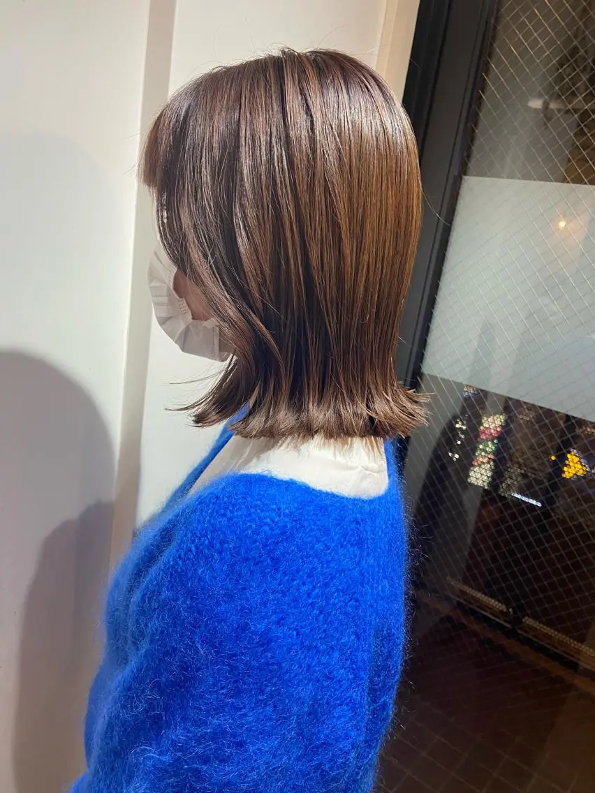 ミディアム 透明感カラー/ 加瀬たまものヘアスタイル