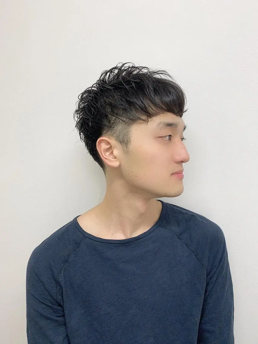 ショート メンズ カット ブリーチなし透明感 🍀梅田・増田のヘアスタイル