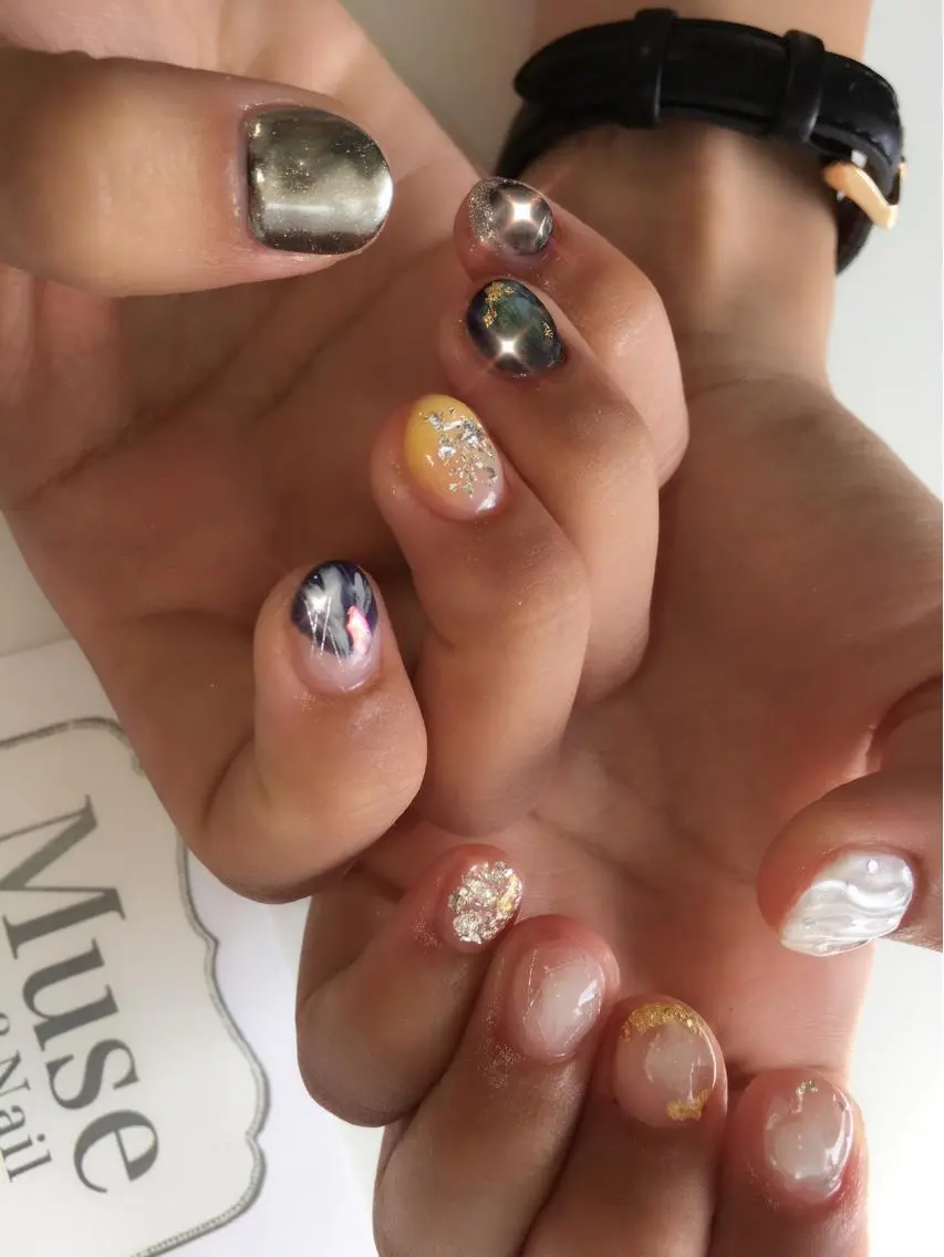 ネイル ニュアンスネイル 隠れ家一戸建て金町 HIROMI 葛飾区のネイルデザイン