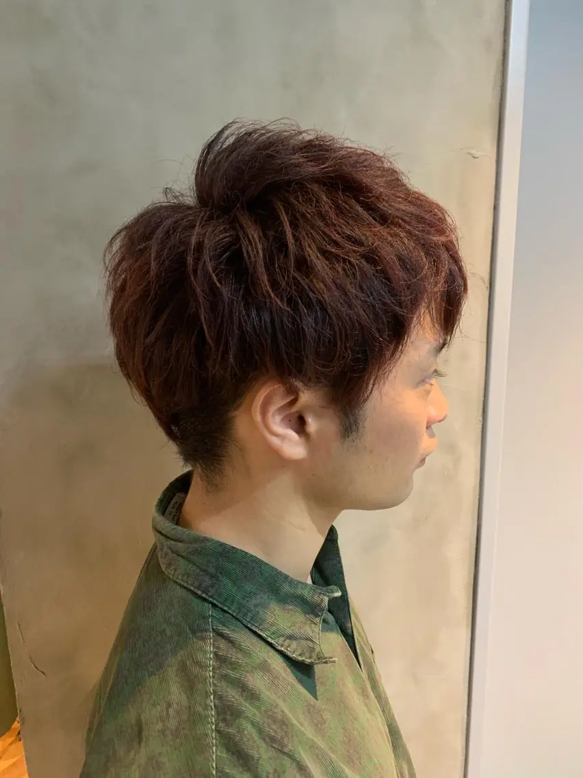 ショート カラー メンズ 🦋韓国系指名No1 店長/圓山 祐也🦋のヘアスタイル