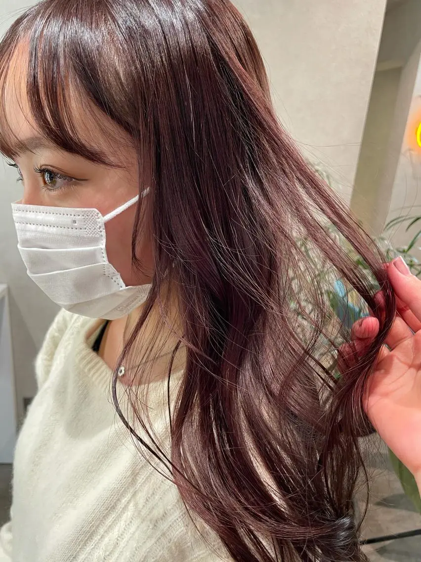 ロング カラー 透明感カラー ヘアカラー ナチュラル透明感🌱 小山美樹子のヘアスタイル