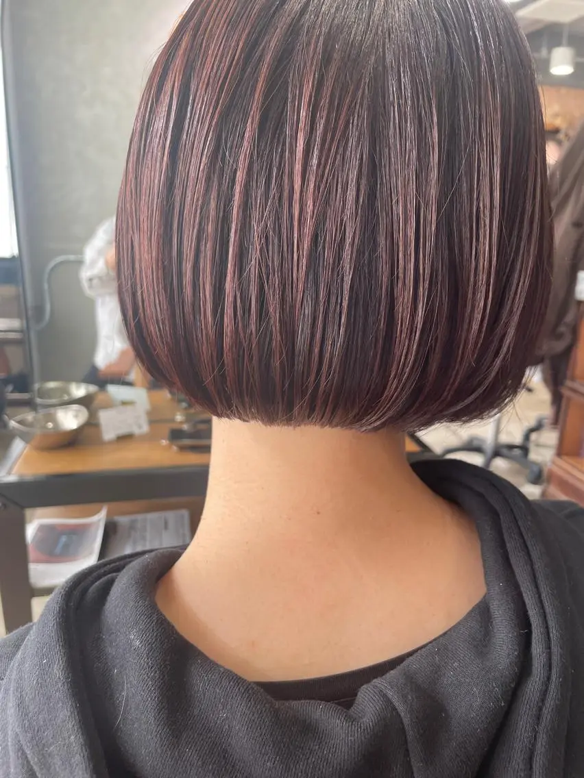 ショート カット ヘアカラー トリートメント ayane⭐️ボブ・ ショート・パーマのヘアスタイル