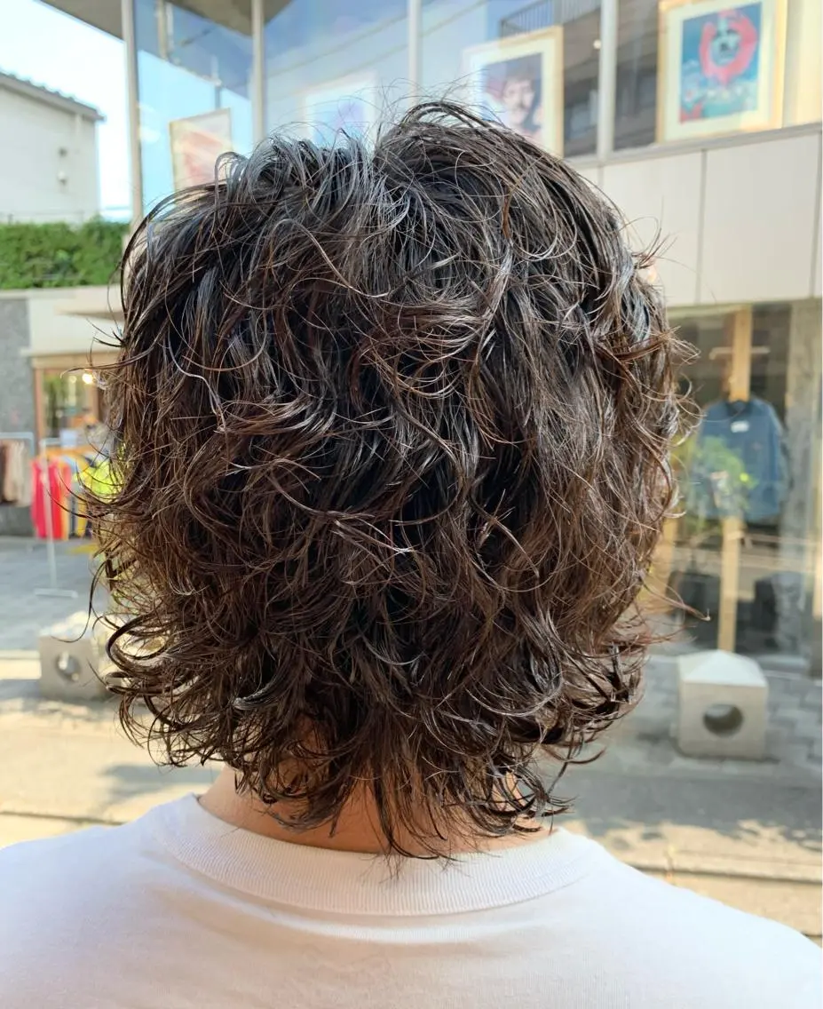ショート パーマ メンズ 髪質改善🌈 tomomiのヘアスタイル