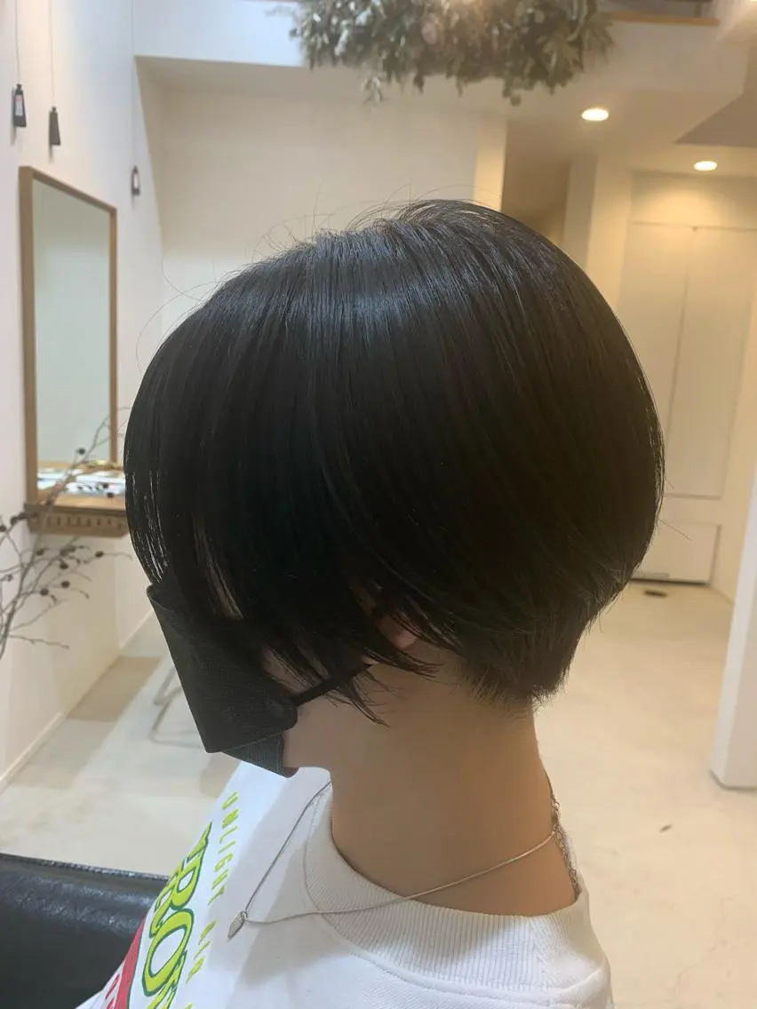 ショート ハンサムショート ショートヘア カット ヘアカラー タカハシ ヨシヒトのヘアスタイル