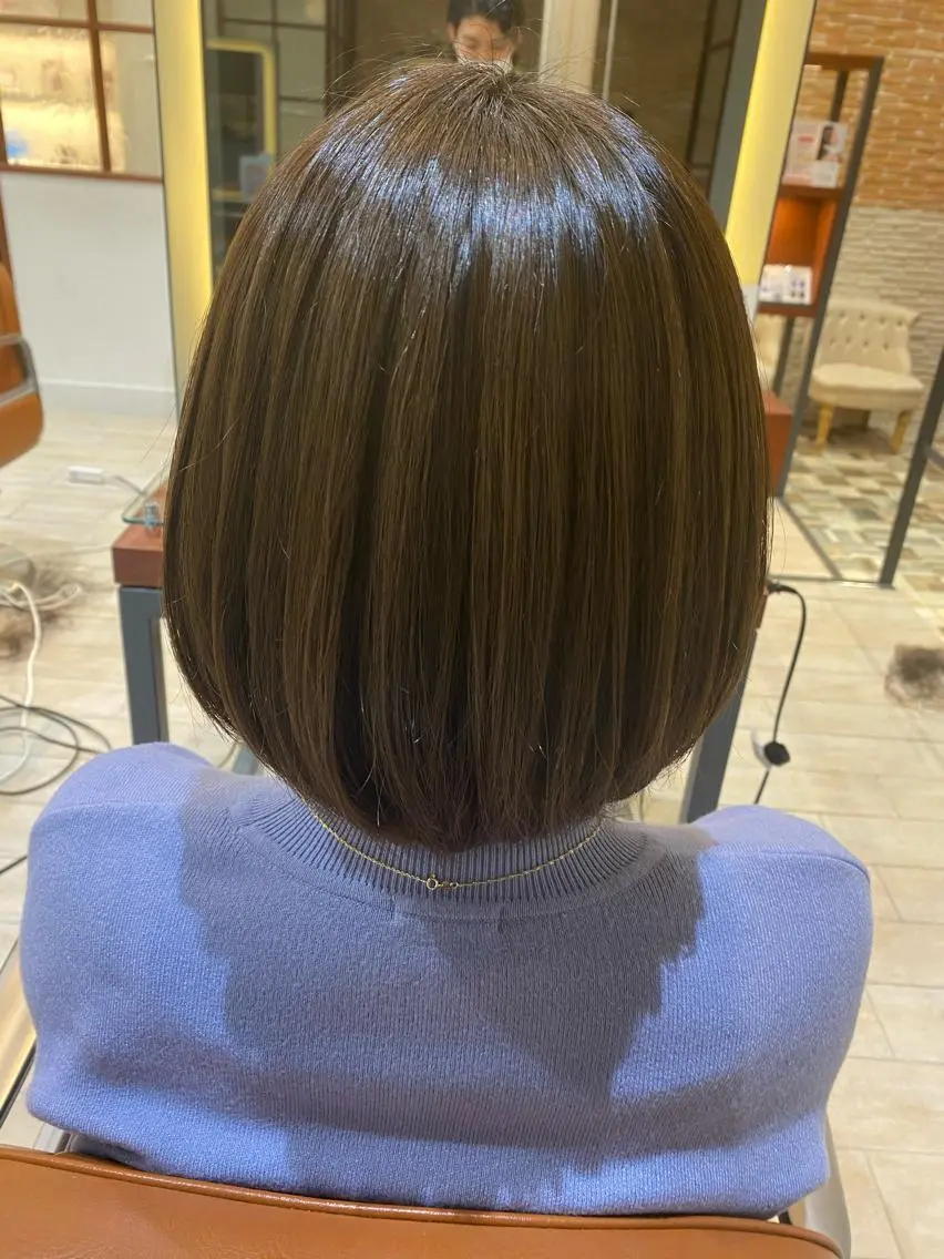 ショート 美髪矯正透明感カラー 江川 和輝のヘアスタイル