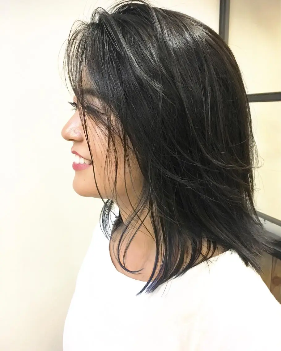 セミロング MAAT所属 AKANEのヘアスタイル