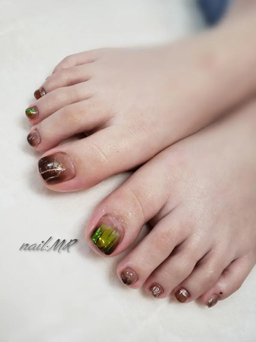 ネイル フットネイル ニュアンスネイル Nail salon Coco【溝の口駅】のネイルデザイン
