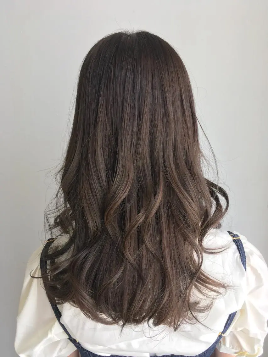 ロング カラー グレージュ yoshi ☆のヘアスタイル