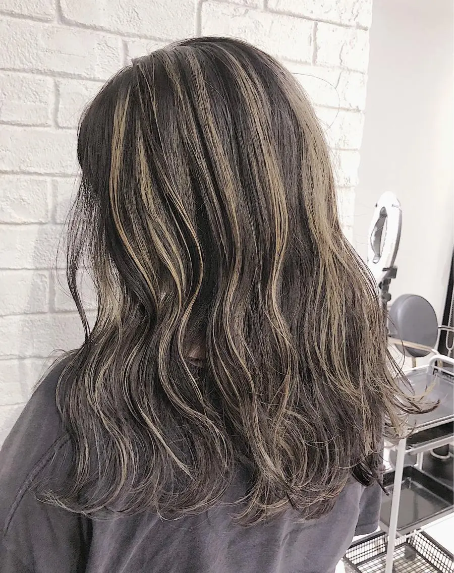 ミディアム カラー ノンダメージ髪質改善 カラー💎/KURAのヘアスタイル