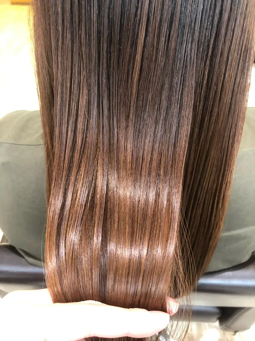 ロング カラー パーマ ヘアアレンジ メンズ キッズ ネイル マツエク・マツパ トリートメント EnBlesS西宮 マンツーマン神道有基のヘアスタイル