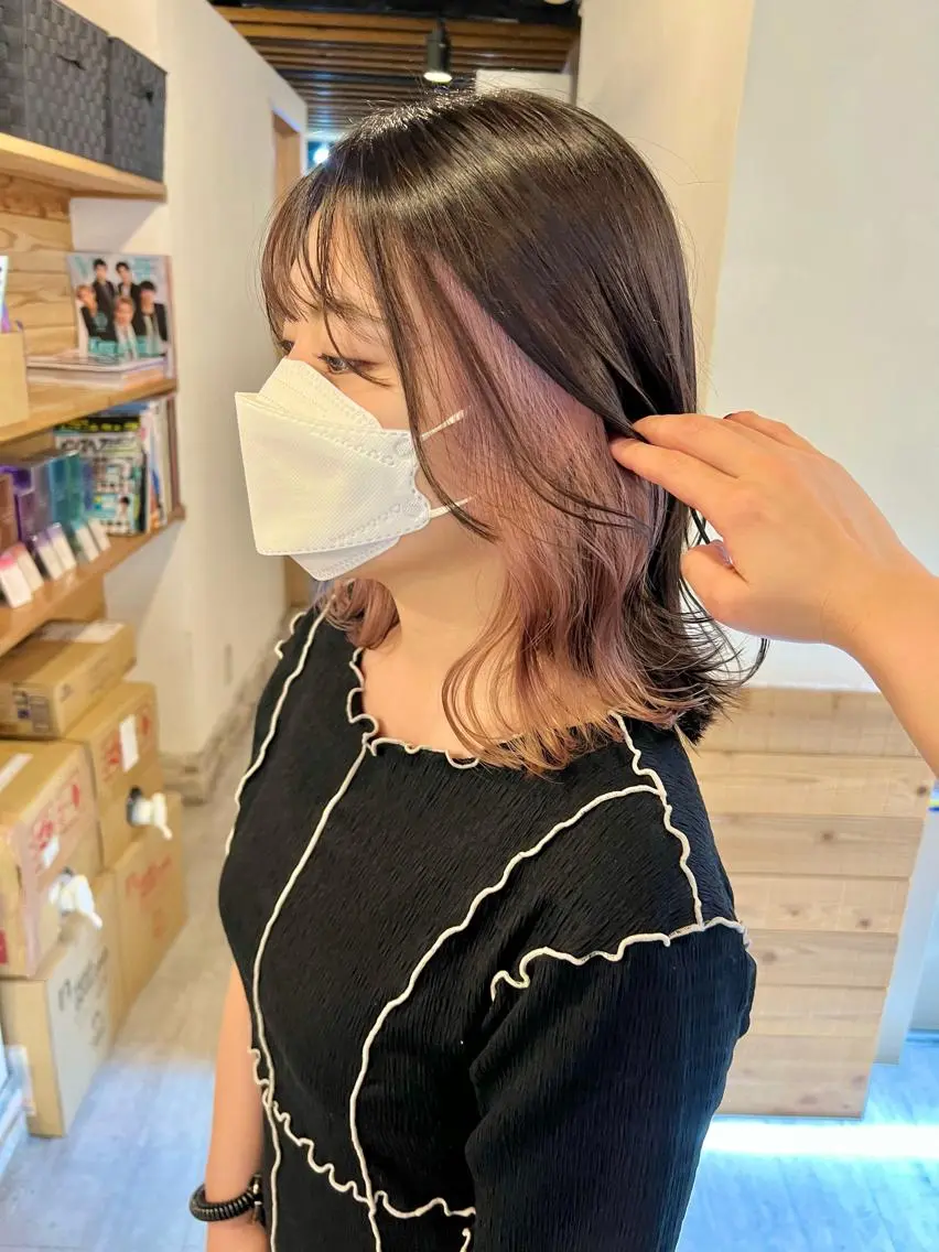 ミディアム LAMP mashiroのヘアスタイル