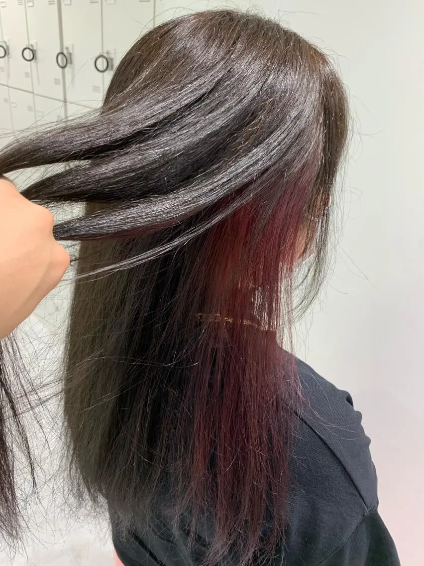 ロング ヘアカラー トリートメント ヘッドスパ ヘアセット 🪞透明感カラー🫧 縮毛矯正🥇かずきのヘアスタイル