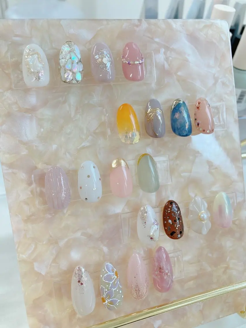 ショート ネイル アートネイル Monica nails/福島のネイルデザイン