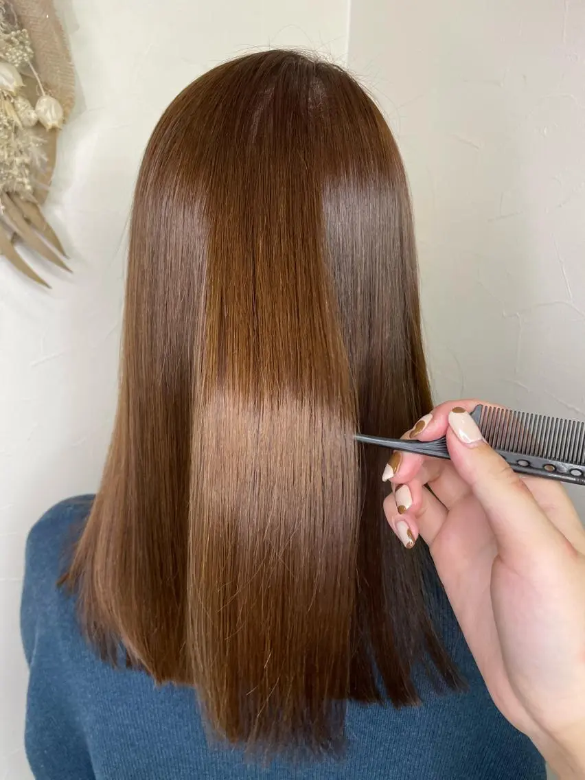 ロング ヘアカラー トリートメント ANNA 🧸のヘアスタイル