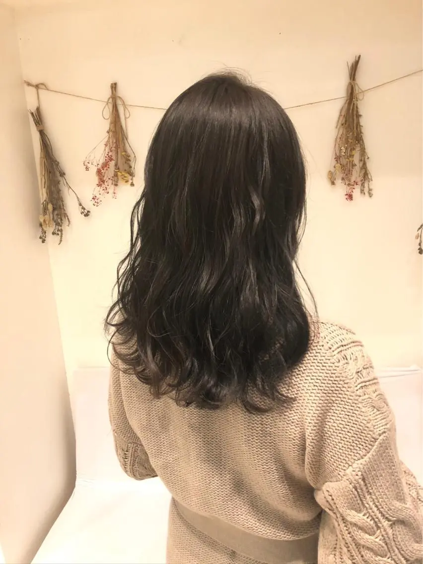 セミロング カラー ヘアアレンジ 小白井 由美のヘアスタイル