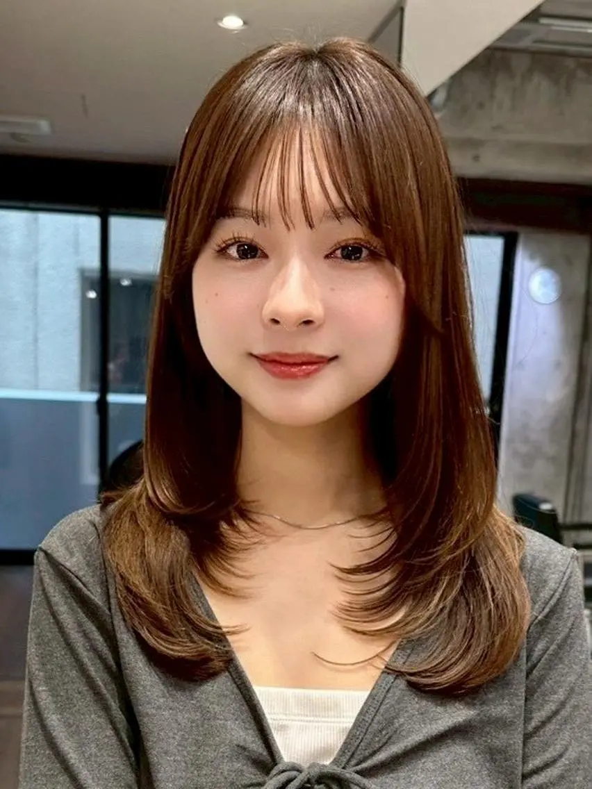 ミディアム Farbe🤍 女性限定のヘアスタイル