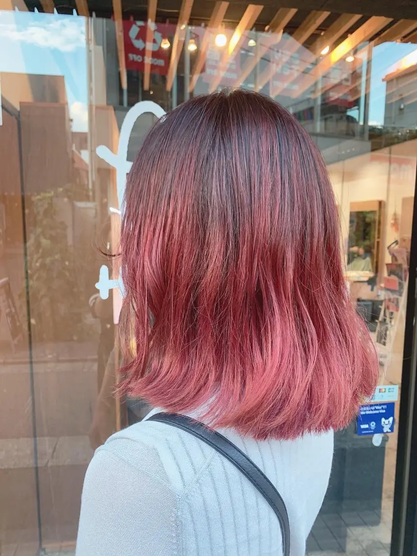 ミディアム レイヤーカット 髪質改善🌈 tomomiのヘアスタイル