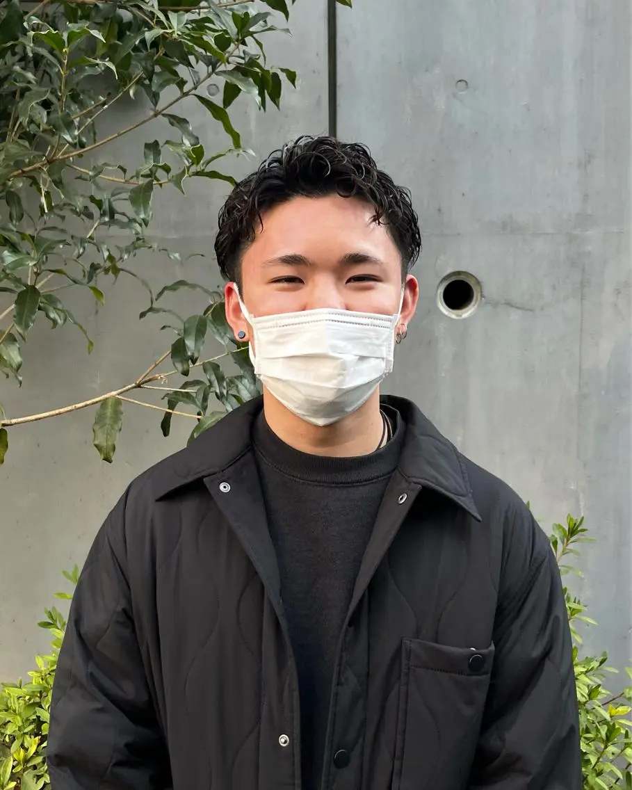 パーマ メンズ メンズパーマ スパイキーショート 宮崎 恵多のヘアスタイル