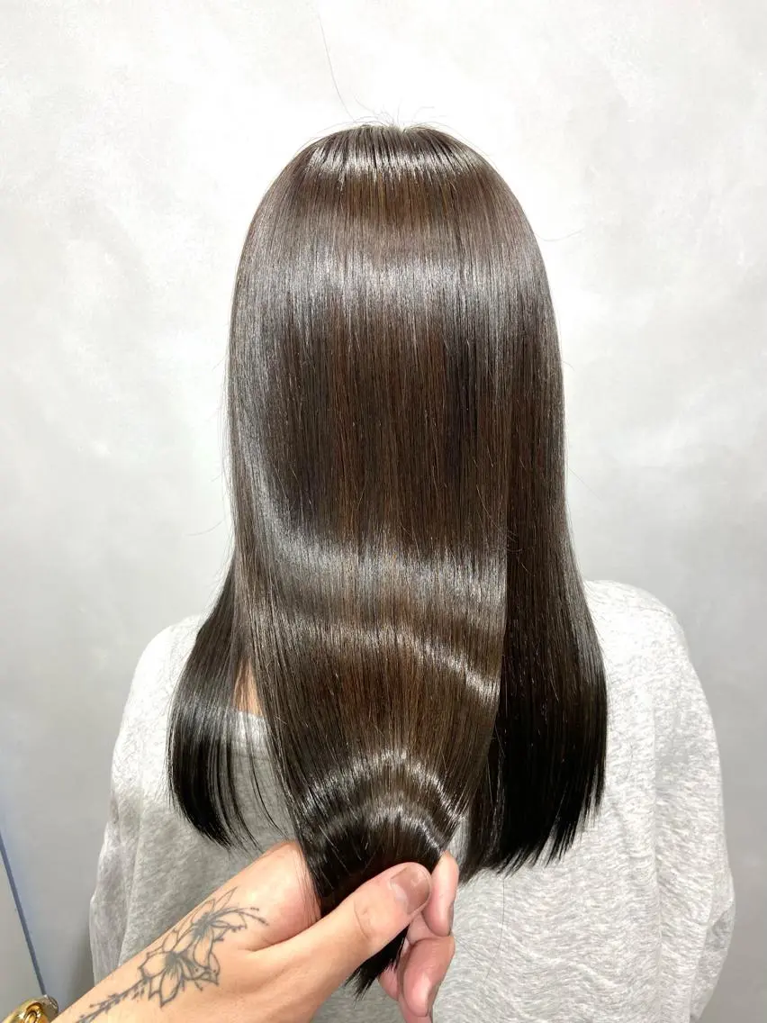 セミロング カラー パーマ ヘアアレンジ メンズ キッズ ネイル マツエク・マツパ アイブロウ 🌟代表 Yuito🌟のヘアスタイル