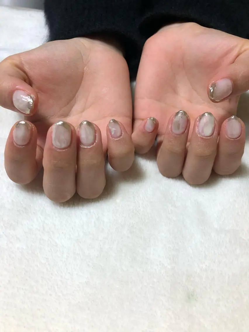 ネイル ニュアンスネイル シンプルネイル nails 🎀meのネイルデザイン