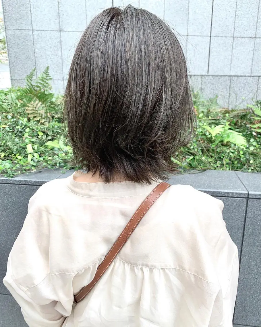 ショート カラー ブリーチなし透明感 🍀梅田・増田のヘアスタイル