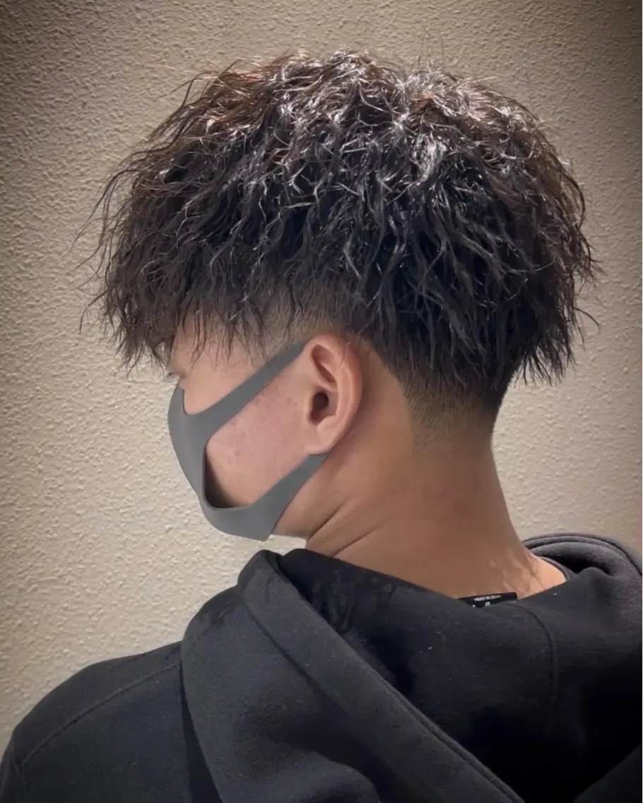 パーマ メンズ 守屋 智紀のヘアスタイル