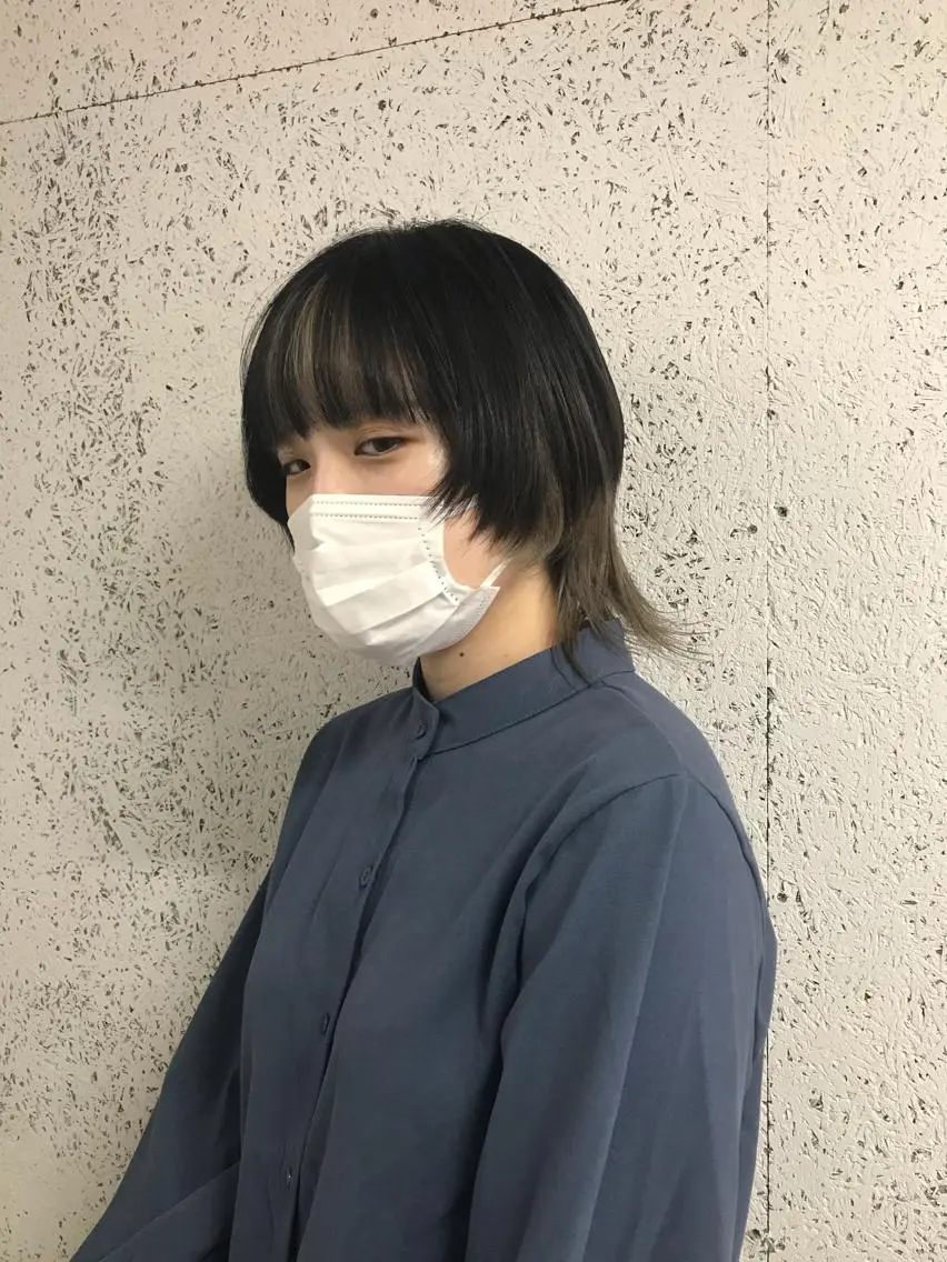 ミディアム カラー KOOKI スティードトーキョーのヘアスタイル