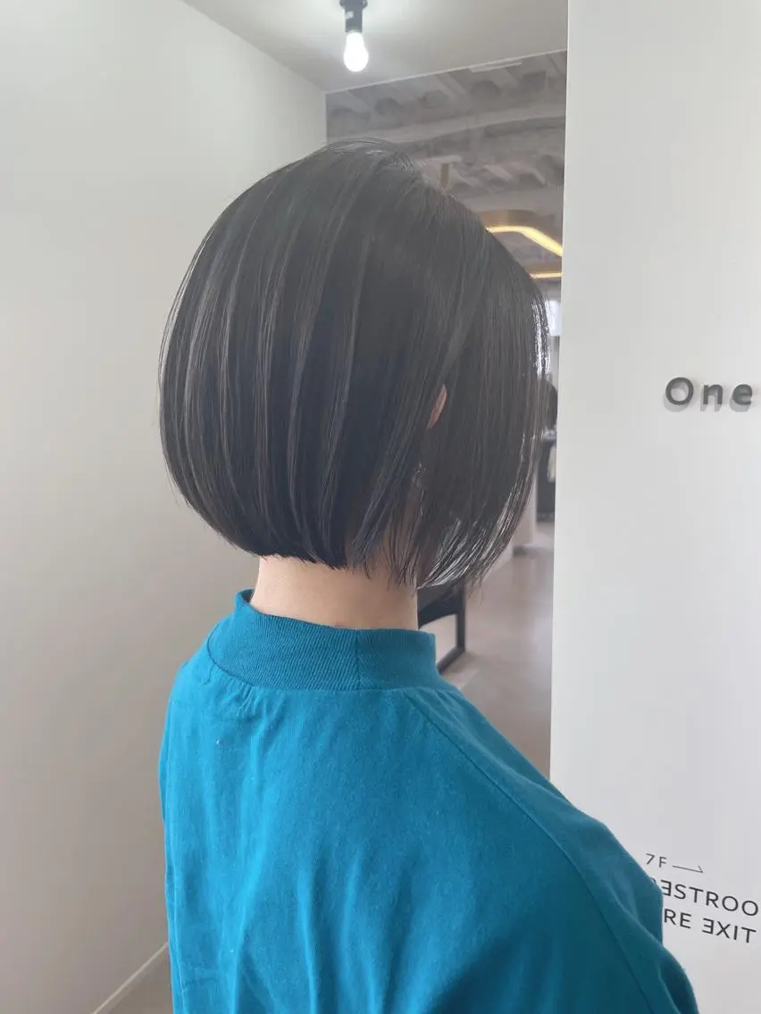 ショート カラー ボブ ショートヘア カット ヘアカラー 片山美穂 心斎橋・なんばのヘアスタイル