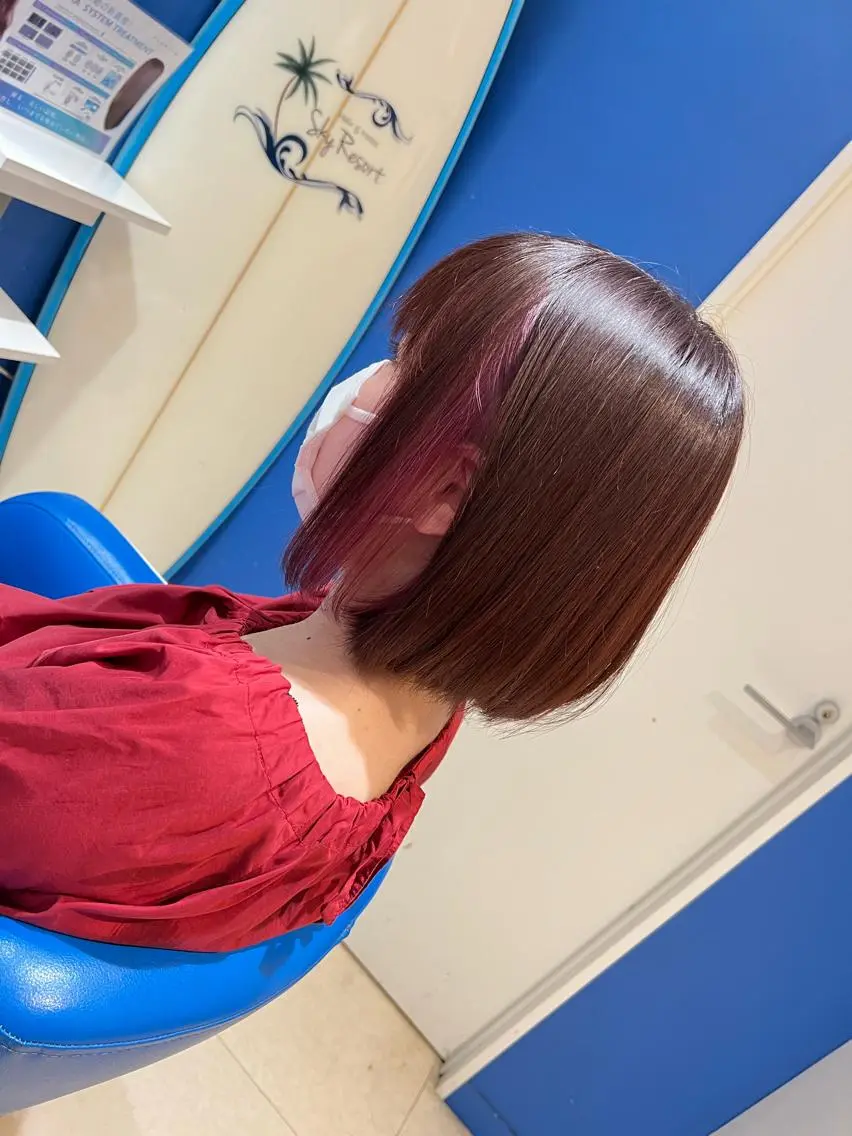 ショート カラー ヘアアレンジ 🏝️ハイトーン× エクステ特化🏝️のヘアスタイル