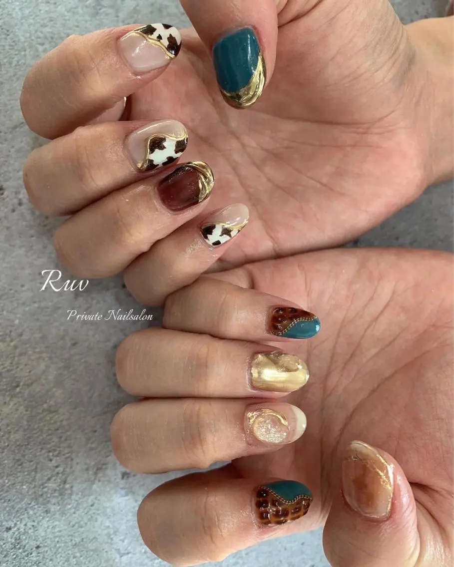 ネイル ハンドネイル プライベート ネイルサロン　ルヴのネイルデザイン