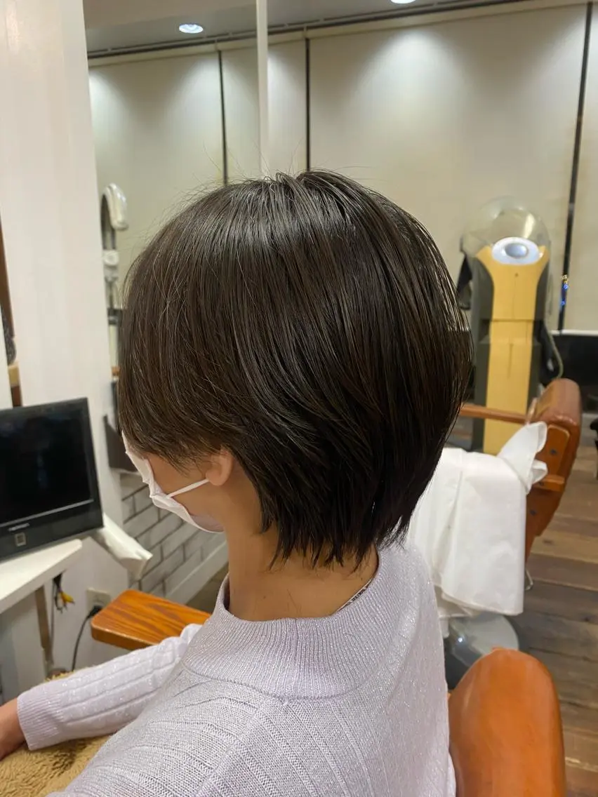 ショート ショートヘア 井手口 沙樹のヘアスタイル