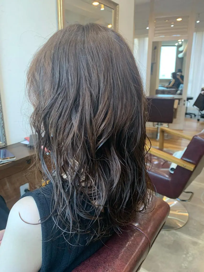 ミディアム ミディアムパーマ メンズパーマ 髪質改善☆有馬のヘアスタイル