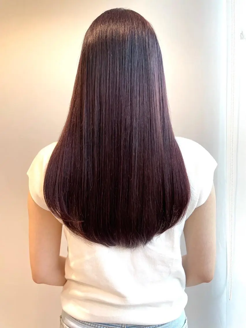 ロング 縮毛矯正 三軒茶屋 maoのヘアスタイル