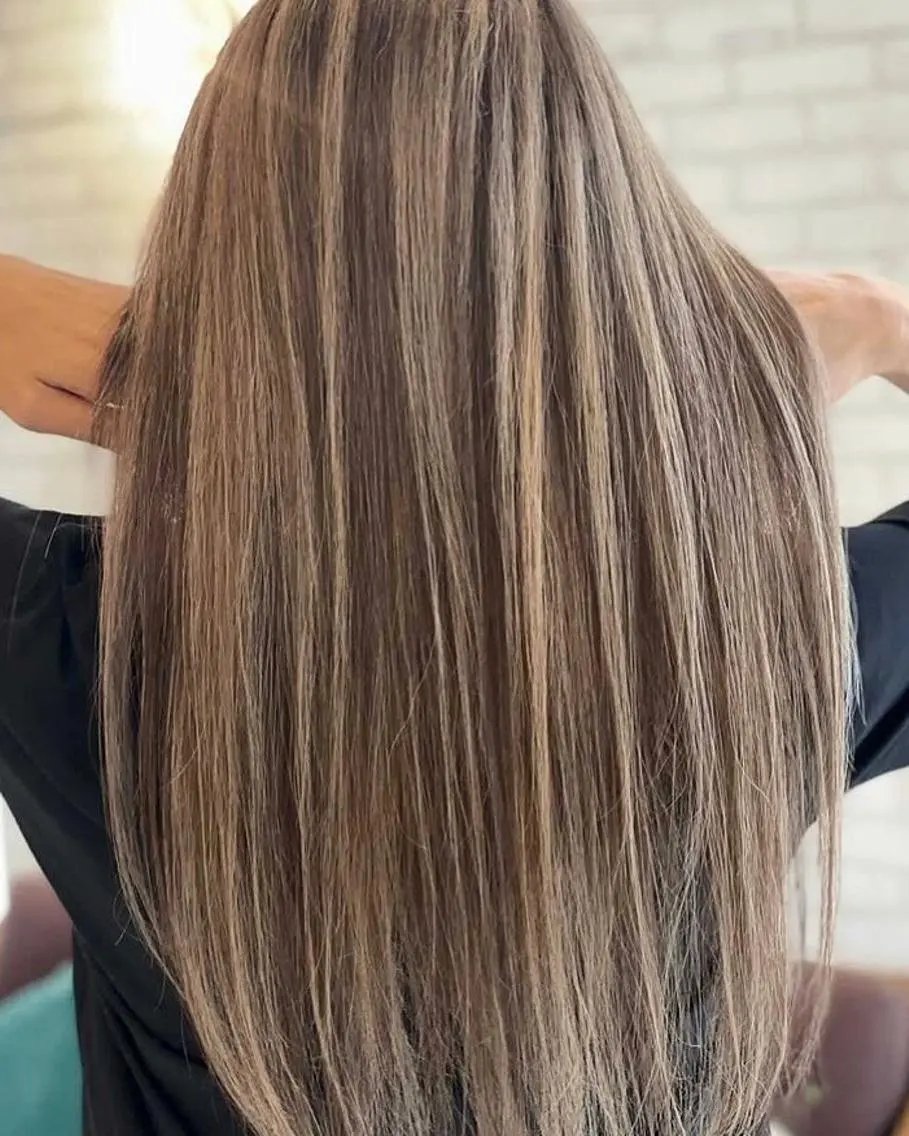 ロング カラー ヘアカラー トリートメント 浅川 実行のヘアスタイル