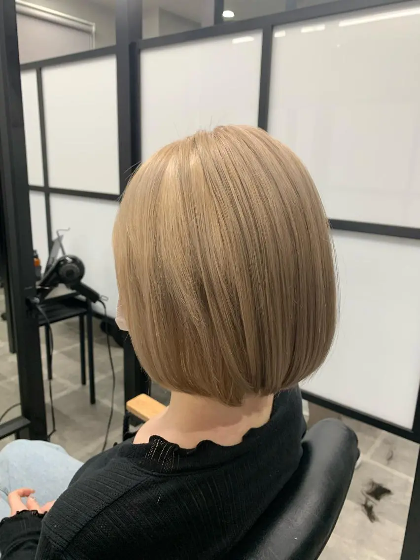 ショート カラー カット ヘアカラー トリートメント 菊地 旬のヘアスタイル