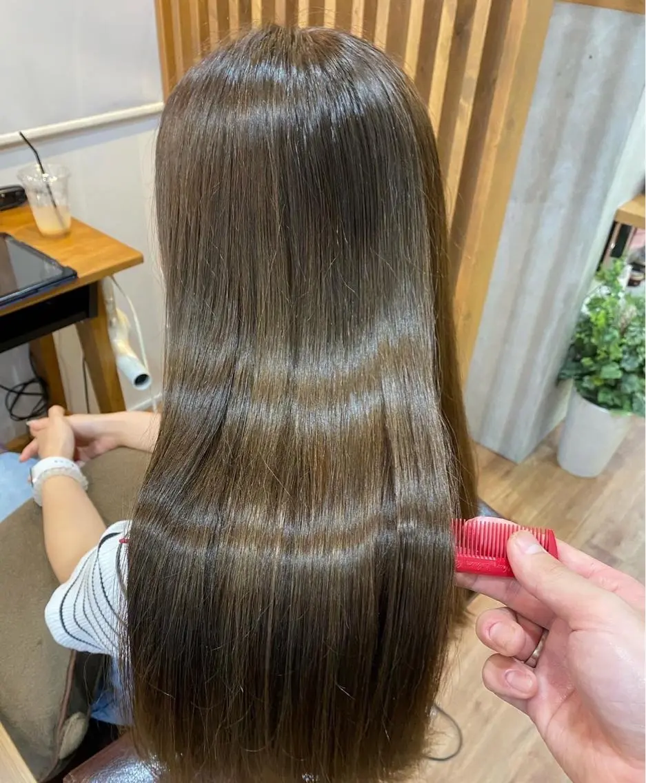 ロング 髪質改善&縮毛矯正 カット/soyaのヘアスタイル